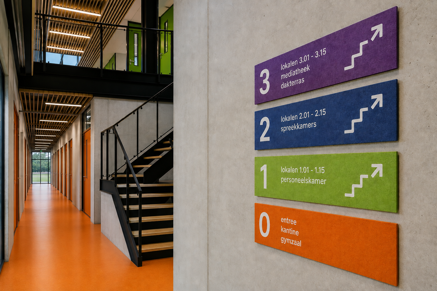 Wegwijs met PET-vilt